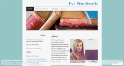 Desktop Screenshot of eveproofreads.com