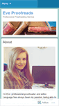 Mobile Screenshot of eveproofreads.com